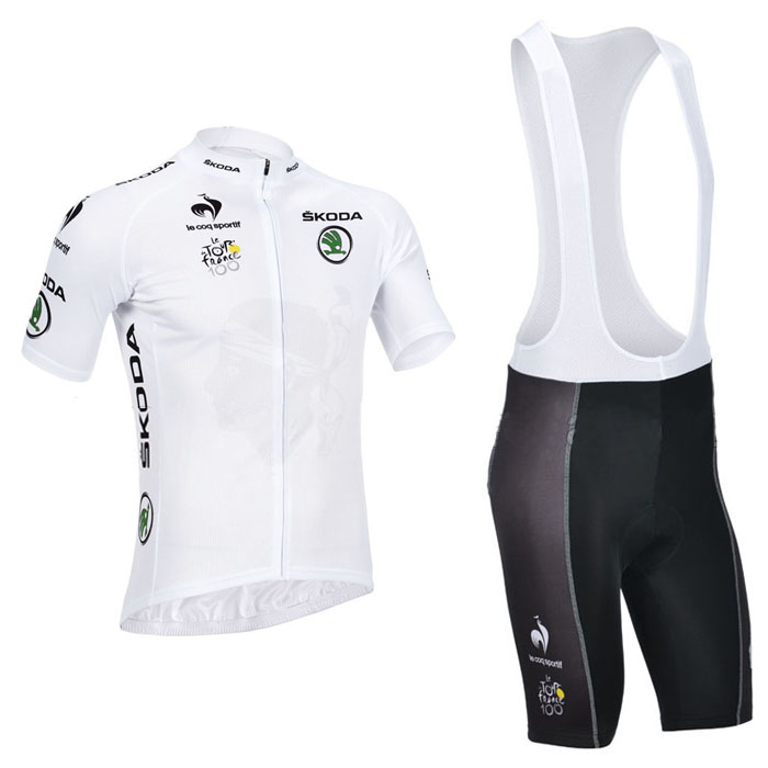 Maillot Tour de France 2013 mangas cortas tirantes blanco